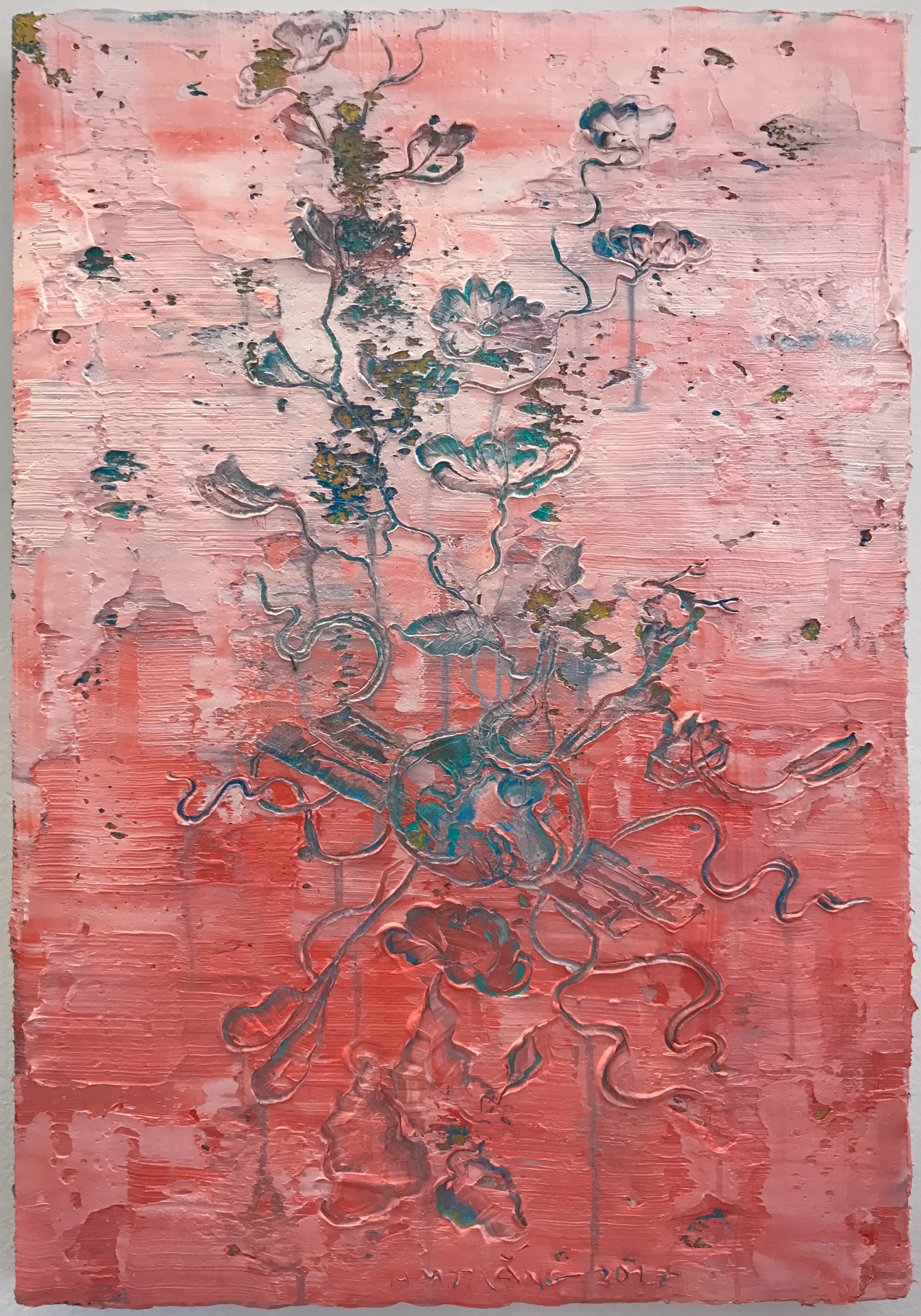 Ha Manh Thang, Circle of Time, The Morning At Lunar New Year #2, 2017, Oil and Acrylic on Canvas, 69.5 x 48 cm, Affinity Art