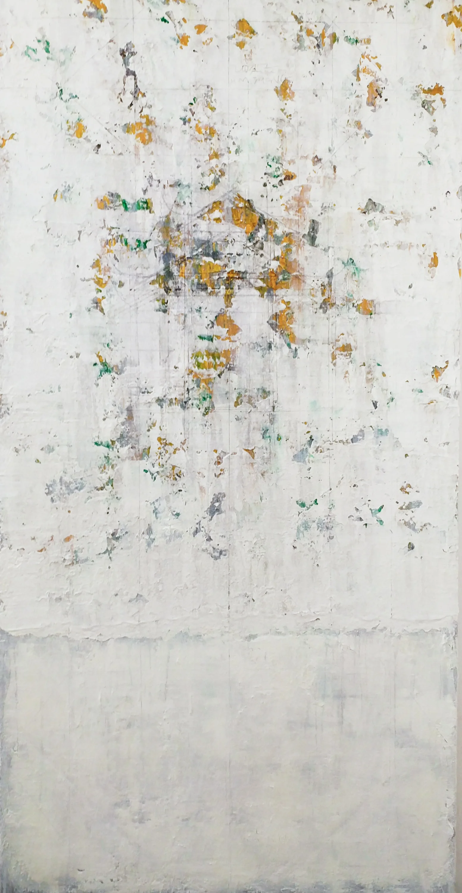 HA Manh Thang, Early Morning In Spring, 2017, Oil and Acrylic on Canvas, 195 x 100 cm