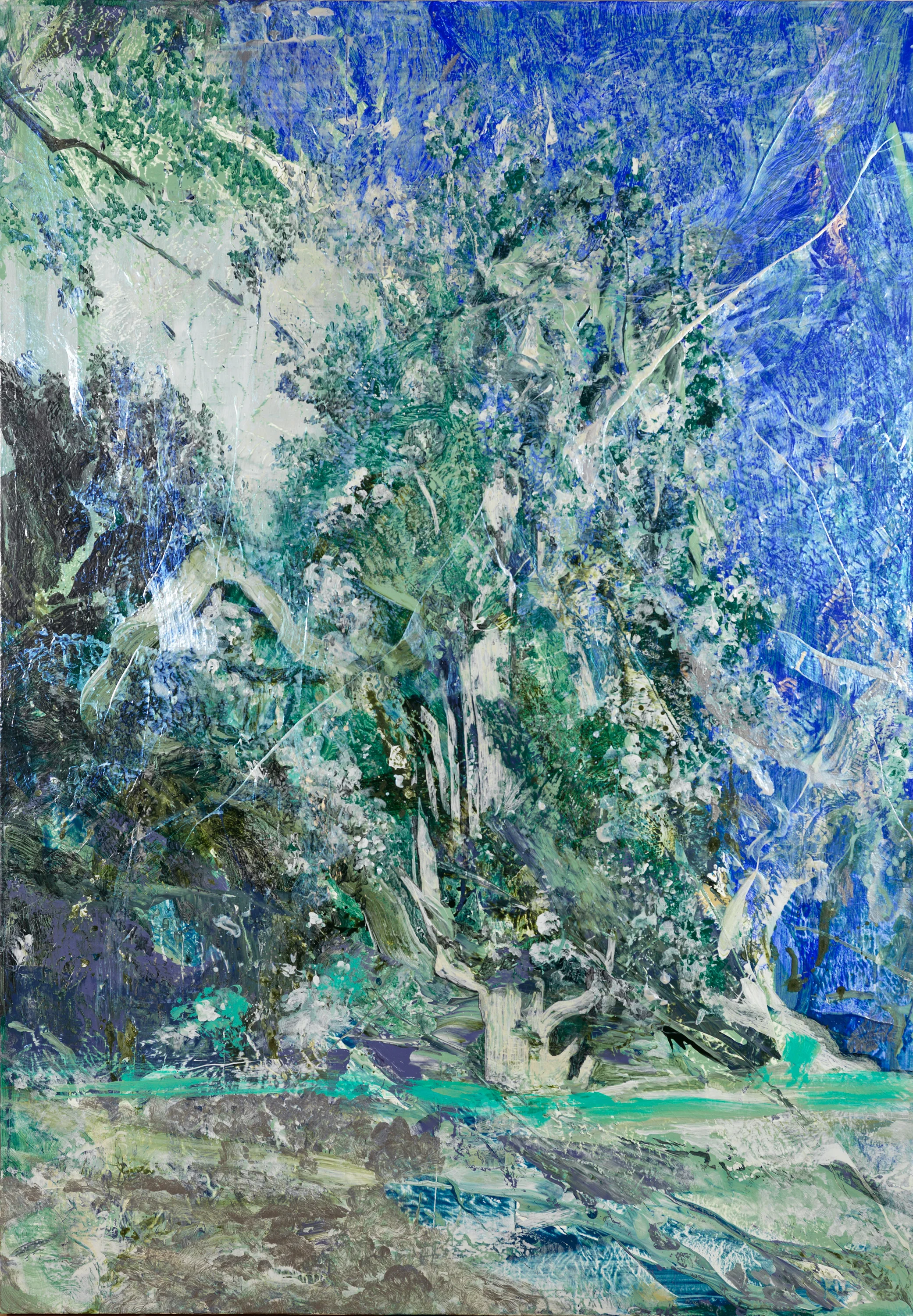Shiu Sheng Hung, Giant _ 巨人, 2017 Acrylic on canvas, 162x112cm, 2017
