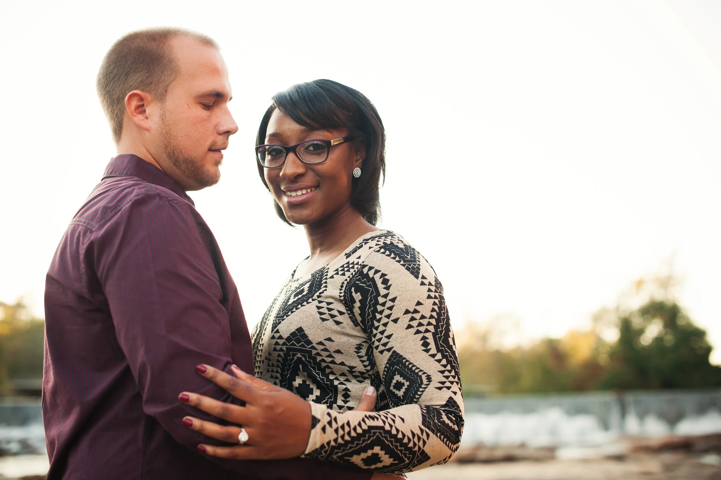 the way he looks at her! I mean dang! 