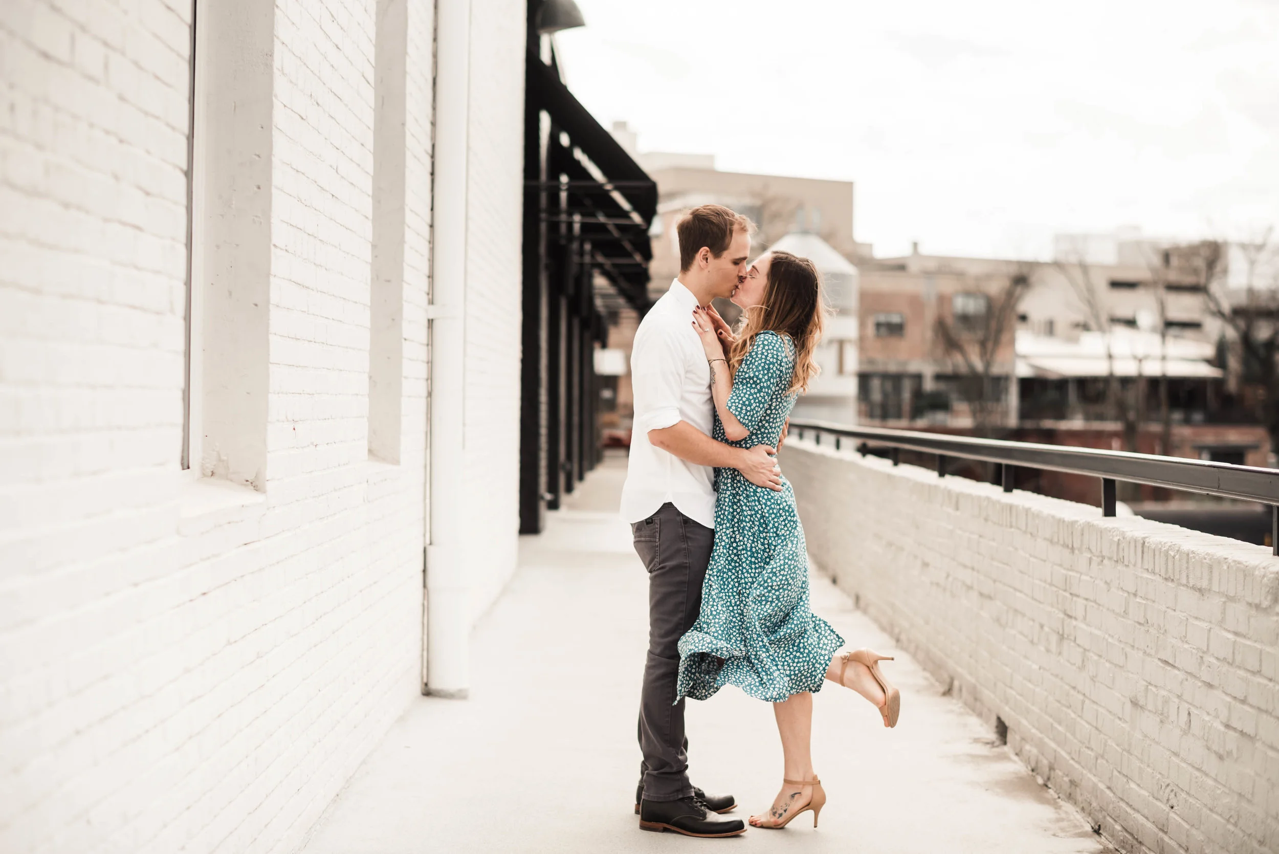 When you're able to just trust yourself, you're more free for natural movement and moments to happen. This was taken after asking them to walk towards me and stop for a kiss. This is how they naturally gravitated after I had them do the walk a couple of times. 