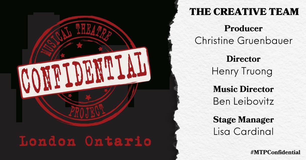 Learn more about The Confidential Musical Theatre Project! 🤫

For one night only, we&rsquo;re putting on a musical. But the show is a secret... and the actors have never met.

Created by Marion Abbott in 2014 and mounted in cities around the world, 