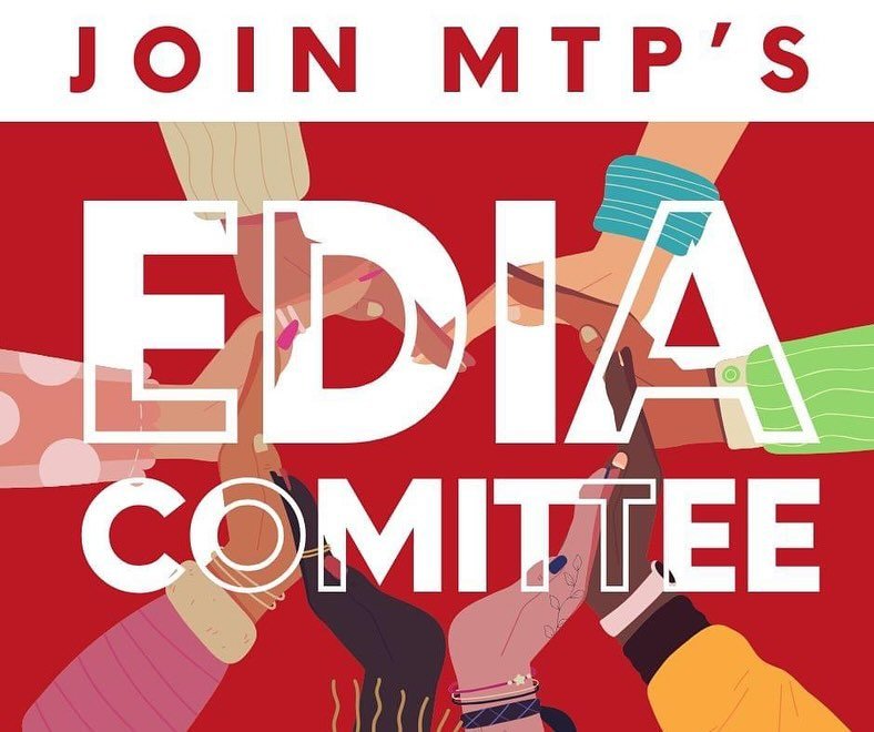 MTP wants your help to shape our policies and make our future more equitable, diverse, inclusive and accessible. Join our EDIA committee today! To learn more about MTP&rsquo;s EDIA statement, what to expect from involvement in the committee and to fi