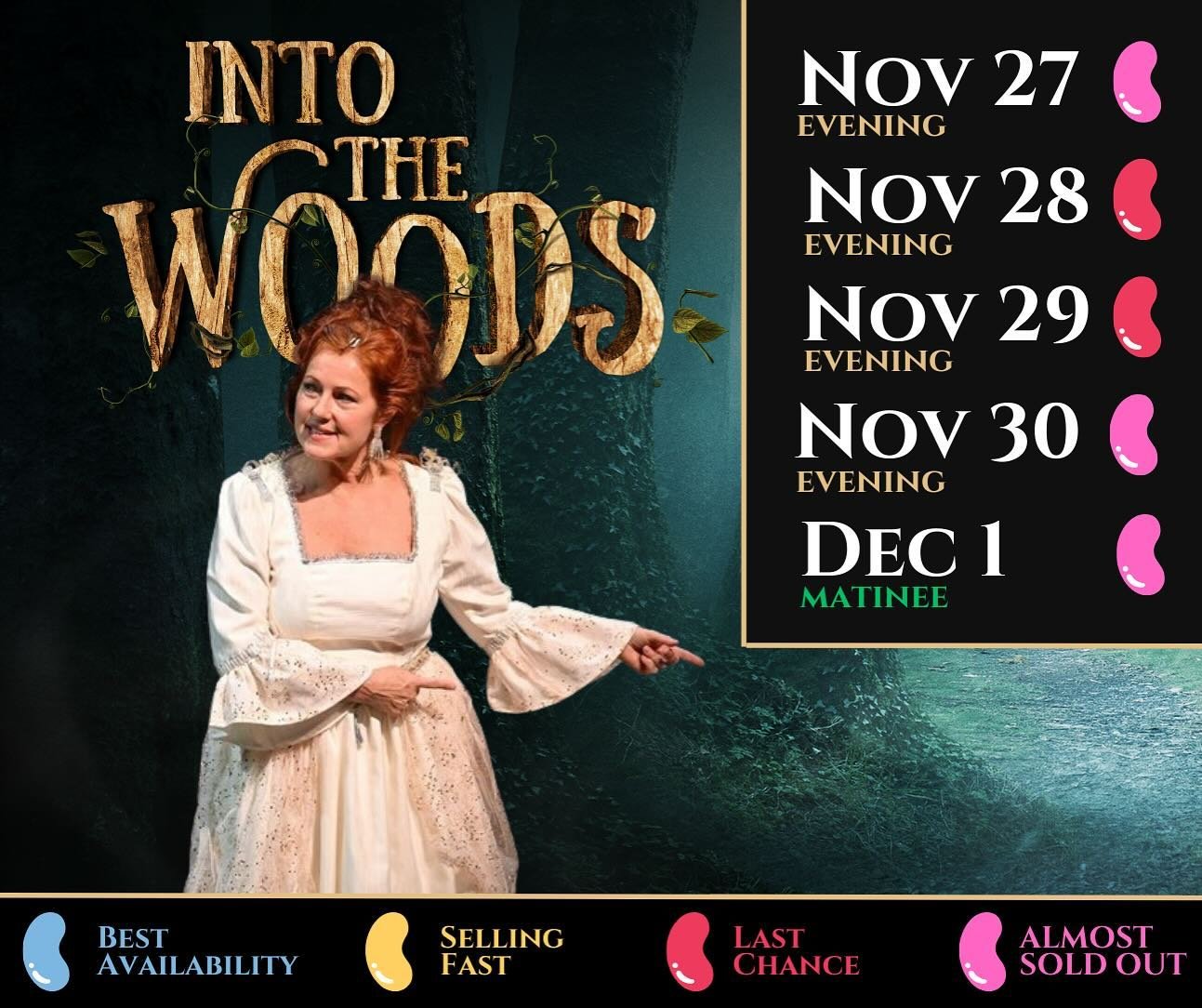 INTO THE WOODS RETURNS 🌲🌳

After a few days break, we are thrilled to see SST&rsquo;s INTO THE WOODS return to the Auburn Stage! 

Limited tickets remain for our final five performances, join us before the last midnight! 🎟️🎟️

🐺 SST&rsquo;s INTO