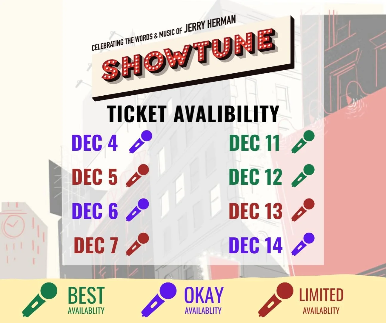 SHOWTUNE BEGINS PERFORMANCES TOMORROW! 🎹

Get ready to tap your toes and wag your finger, because SST&rsquo;s SHOWTUNE is ready to take London by song (and by storm). 

Don&rsquo;t forget to grab your tickets - they&rsquo;re selling faster than you 