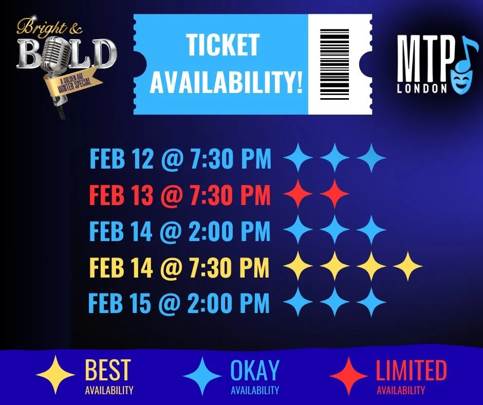 ✨🎟️ Reserve Your Seat Today! 🎟️✨

Get your tickets to this one-of-a-kind performance&mdash;both locally written and brought to life on a local stage!

Check out our availability and secure your spots now for this vintage adventure!

📅 February 12-