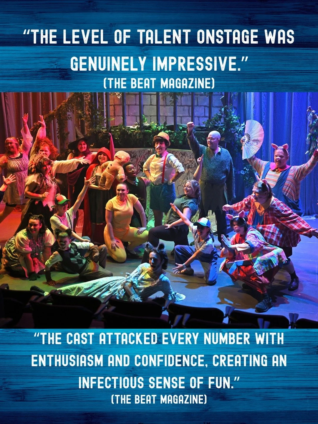 Reviews are coming in for Shrek the Musical after its sold-out preview performance last night and they are glowing!✨

Kim Kaitell of The Beat Magazine said "the level of talent onstage was genuinely impressive" as "the cast attacked ev