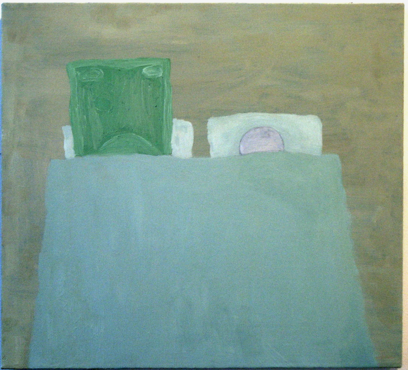  Money in Bed oil on linen, 20" x 22" 2006 