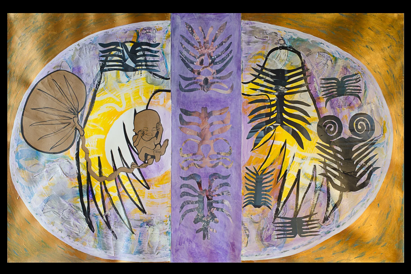 PastPart 1 of&nbsp;Triptych - each 61" x 38"