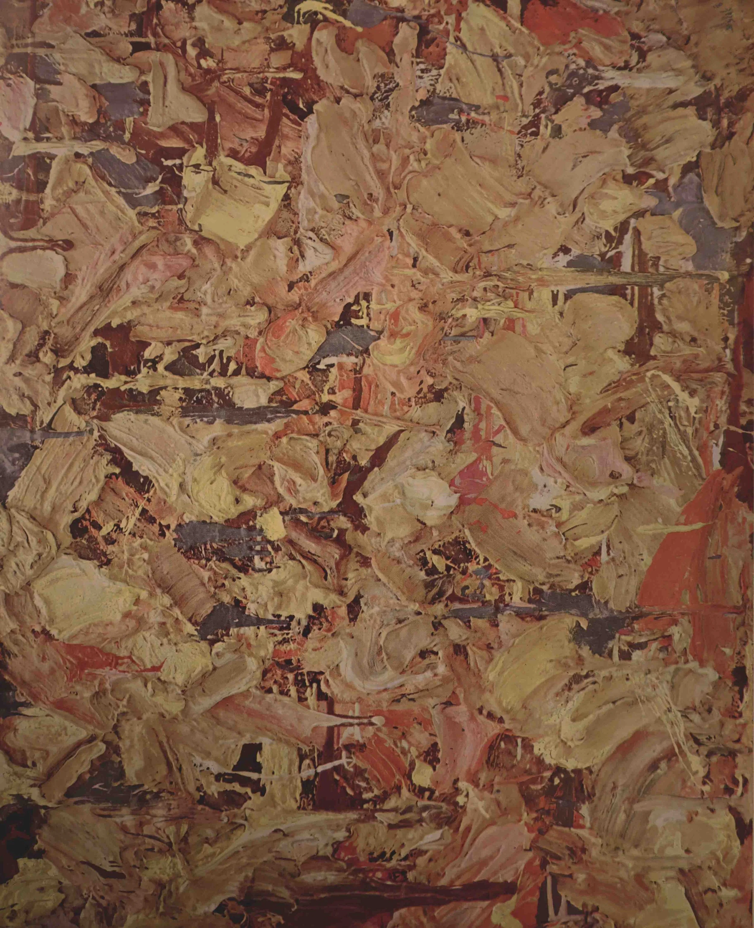 Bram Bogart, Yellow Jungle - 151 × 121, 1961