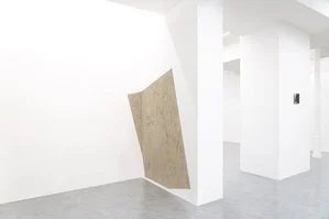  Sophie Ko,  Il raccolto , 2021. Terra, fiori, erba 