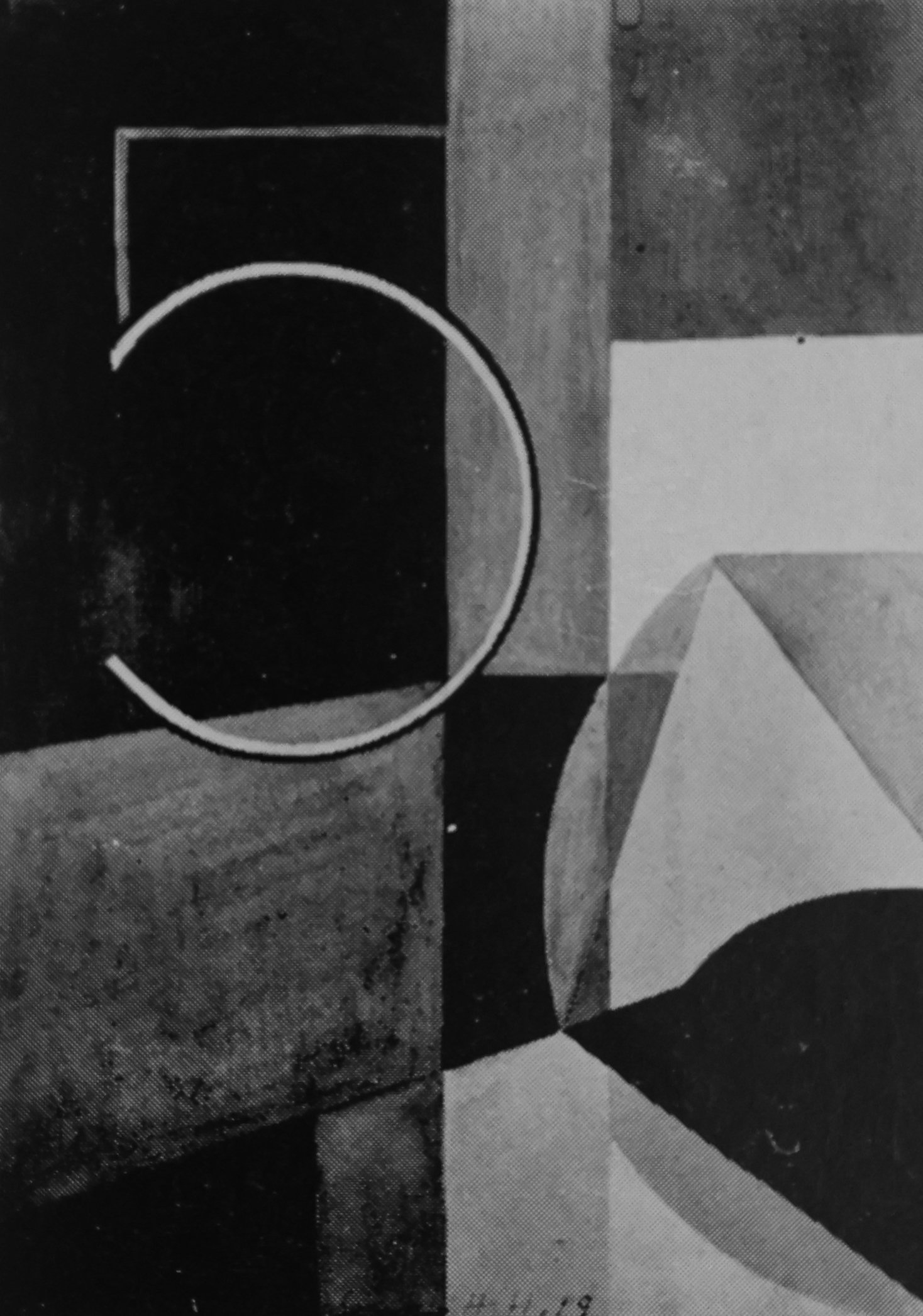  Hanne Hoch,  5+6 , 1919, tempera 