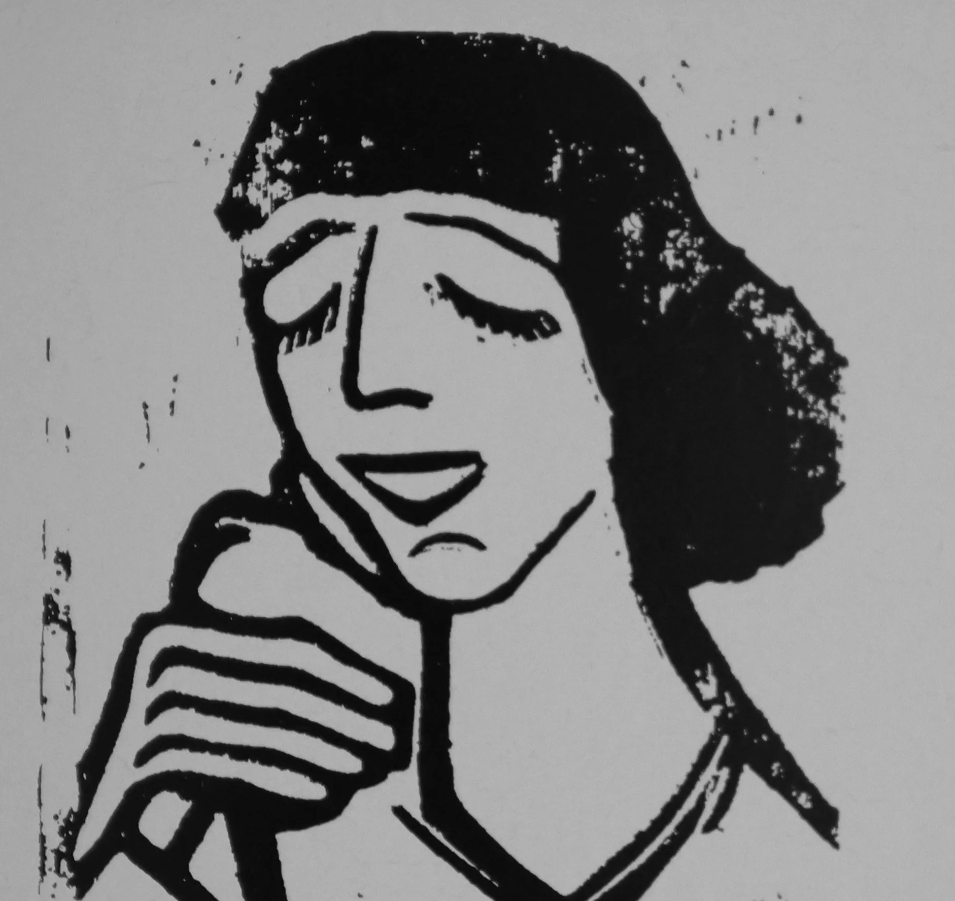  Christian Rohlf,  Testa , 1920, xiligrafia 