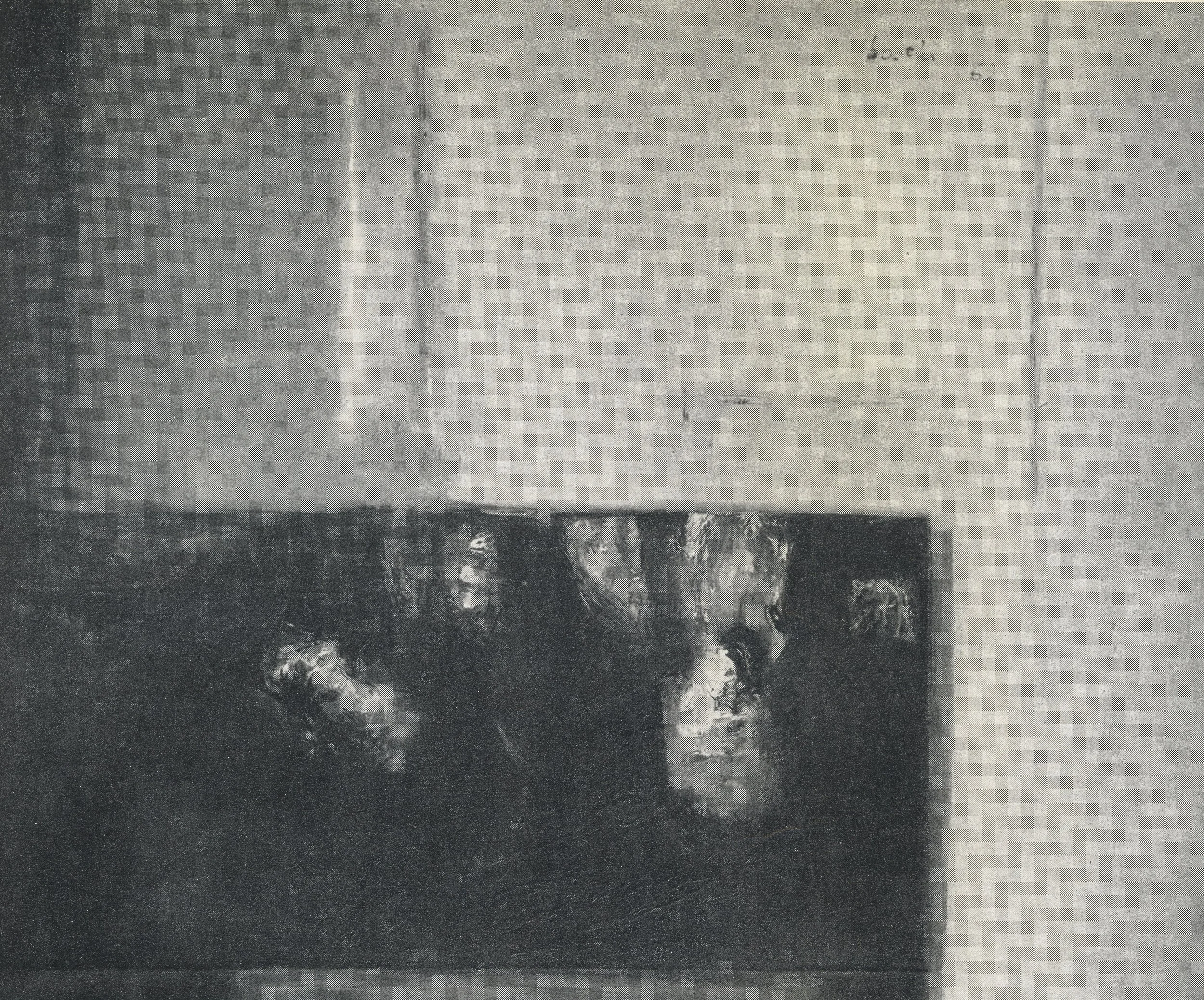 Boschi, Macelleria, olio su tela, 1962