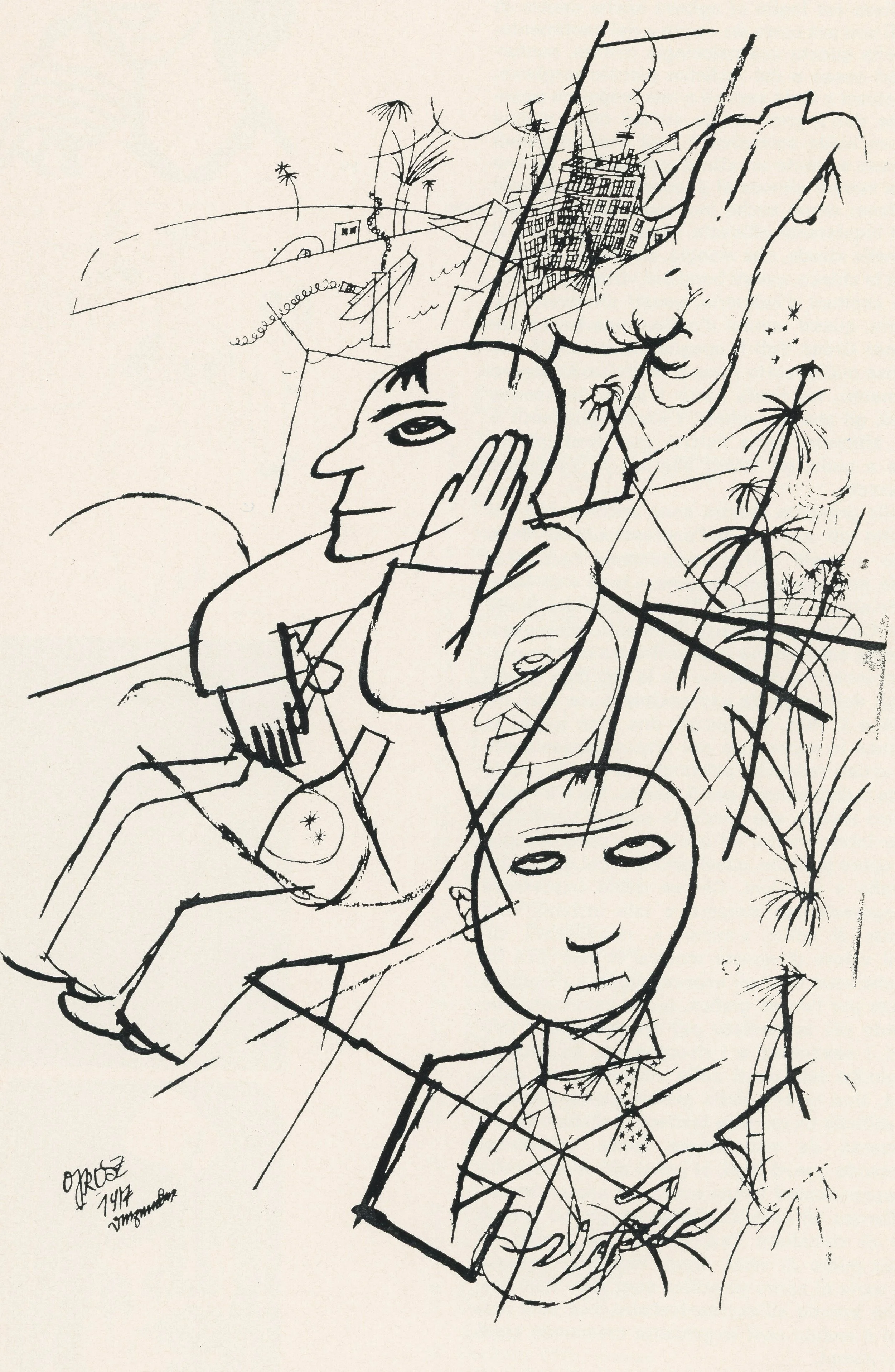 George Grosz, Sogno, 1917 jpeg