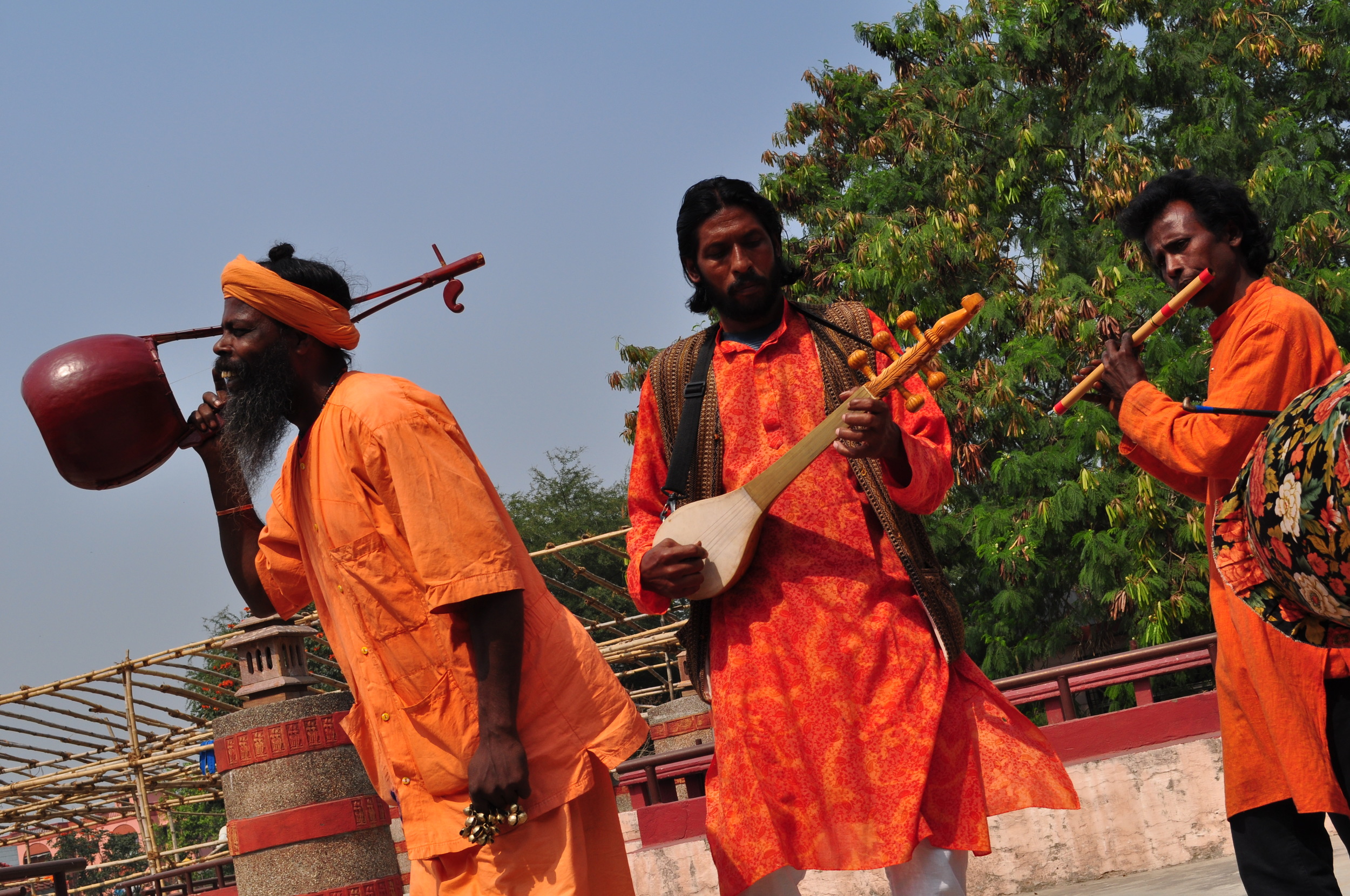  Arjun Khyapa, Babu Fakir and Mohan Pato&nbsp;© JANE ROWAN 