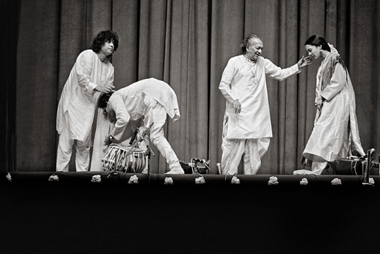 Pandit Ravi Shankar Practicing