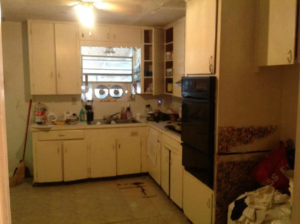 BEFORE Houston Heights kitchen remodel.