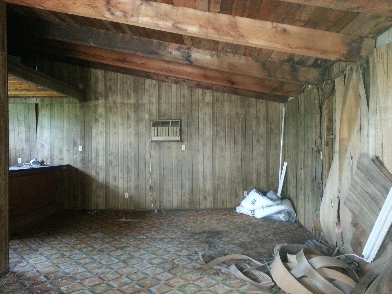BEFORE guest house remodel by Jamie House in Houston Texas.