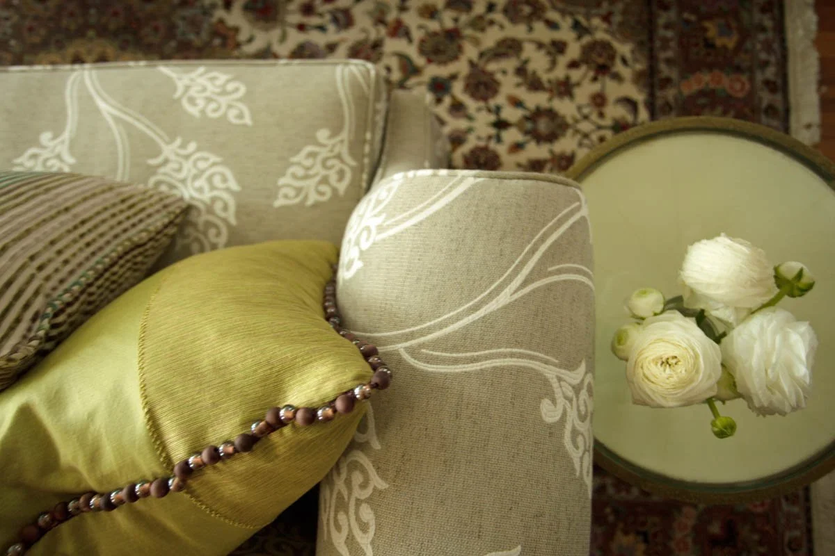 What to do when your room has little natural light is lean into the mood.