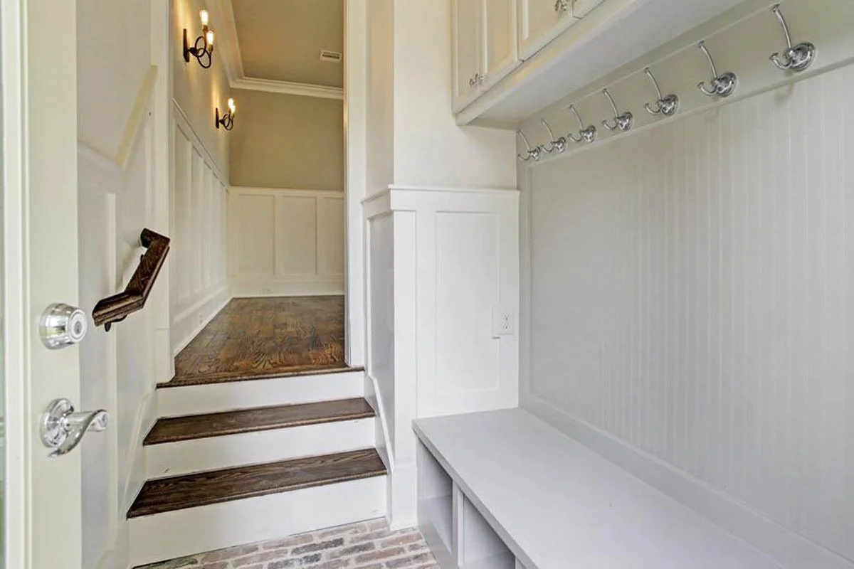 Functional mudroom that handles real family chaos beautifully