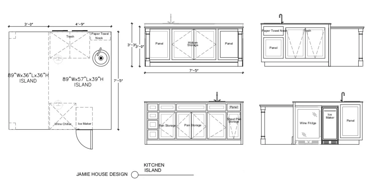 Interior designers involved early in new construction homes plan for how you live in the home.