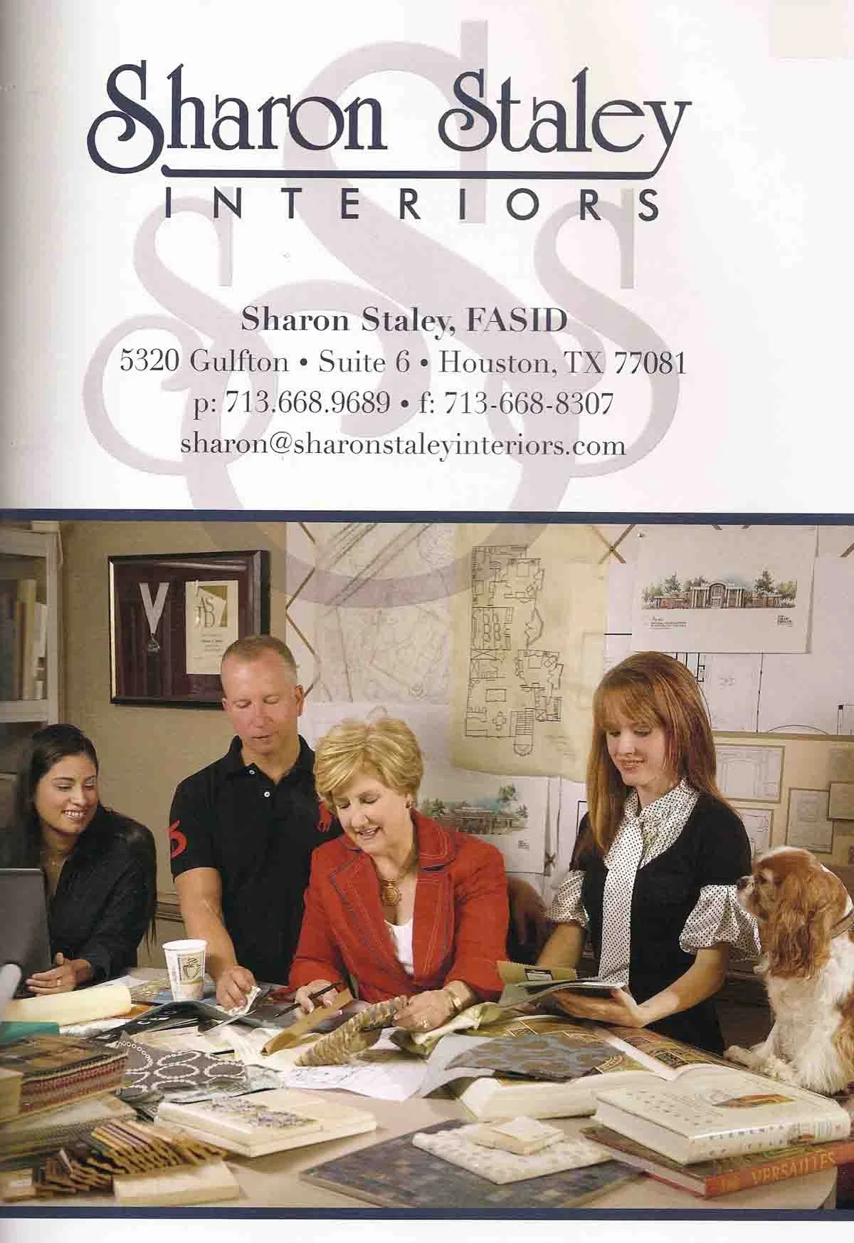 Centennial CO interior designer Jamie House working at an earlier in her career design firm in Houston.