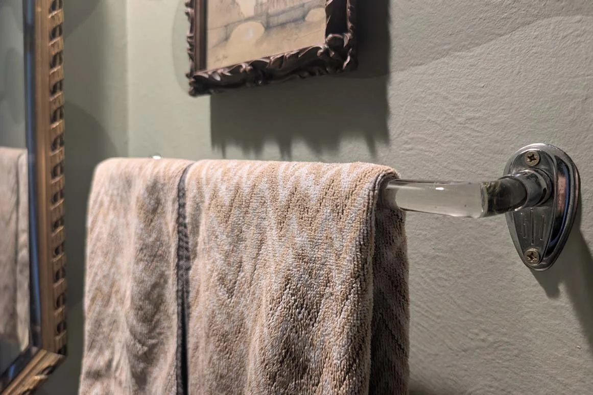 Close-up of unique vintage hardware and custom details that add personality to Centennial CO home renovation