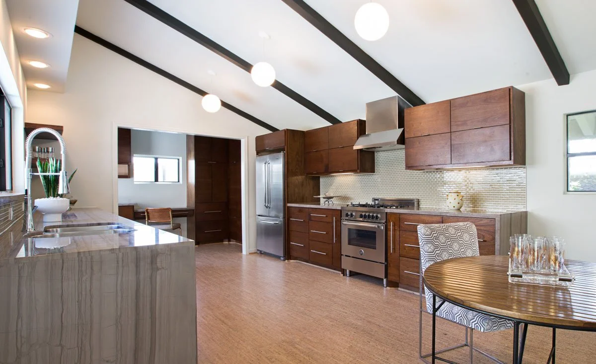 Littleton CO mid-century modern kitchen design and remodel.