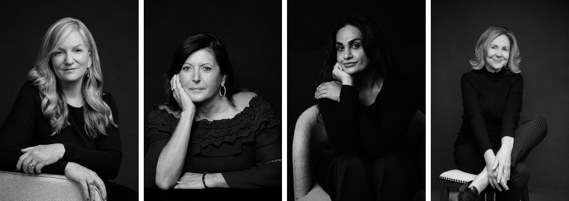 Womens Black and White Portraits in the Studio