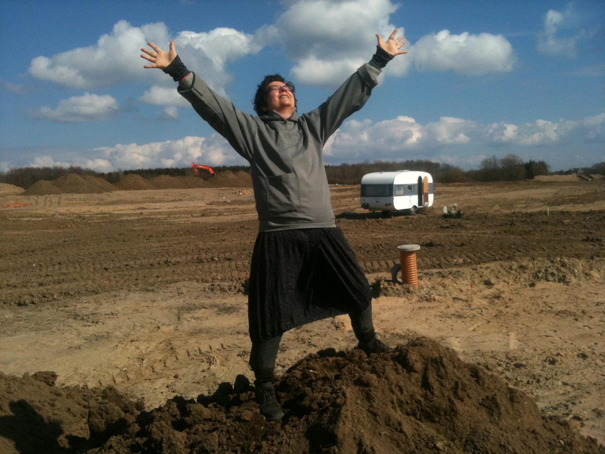 Søster Mette på eget jordlod, 2012