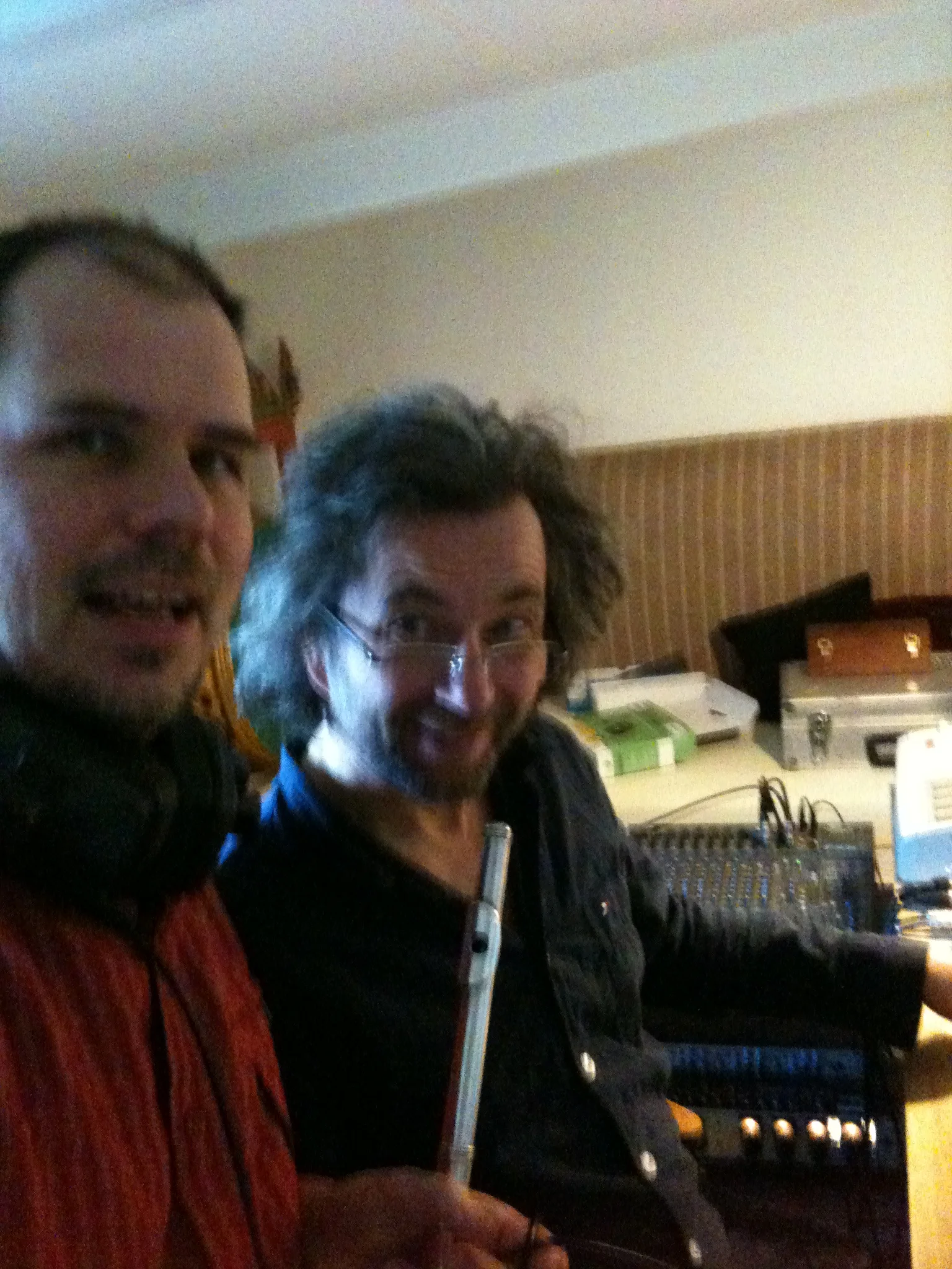 Søren og Esben i Mols-studiet, 2012