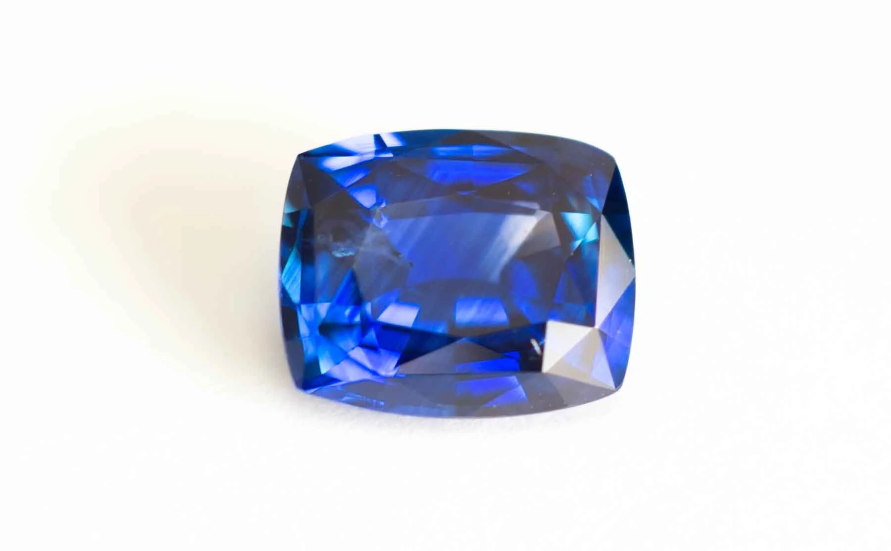3.24ct Blue sapphire. Excellent color with a few inclusions.