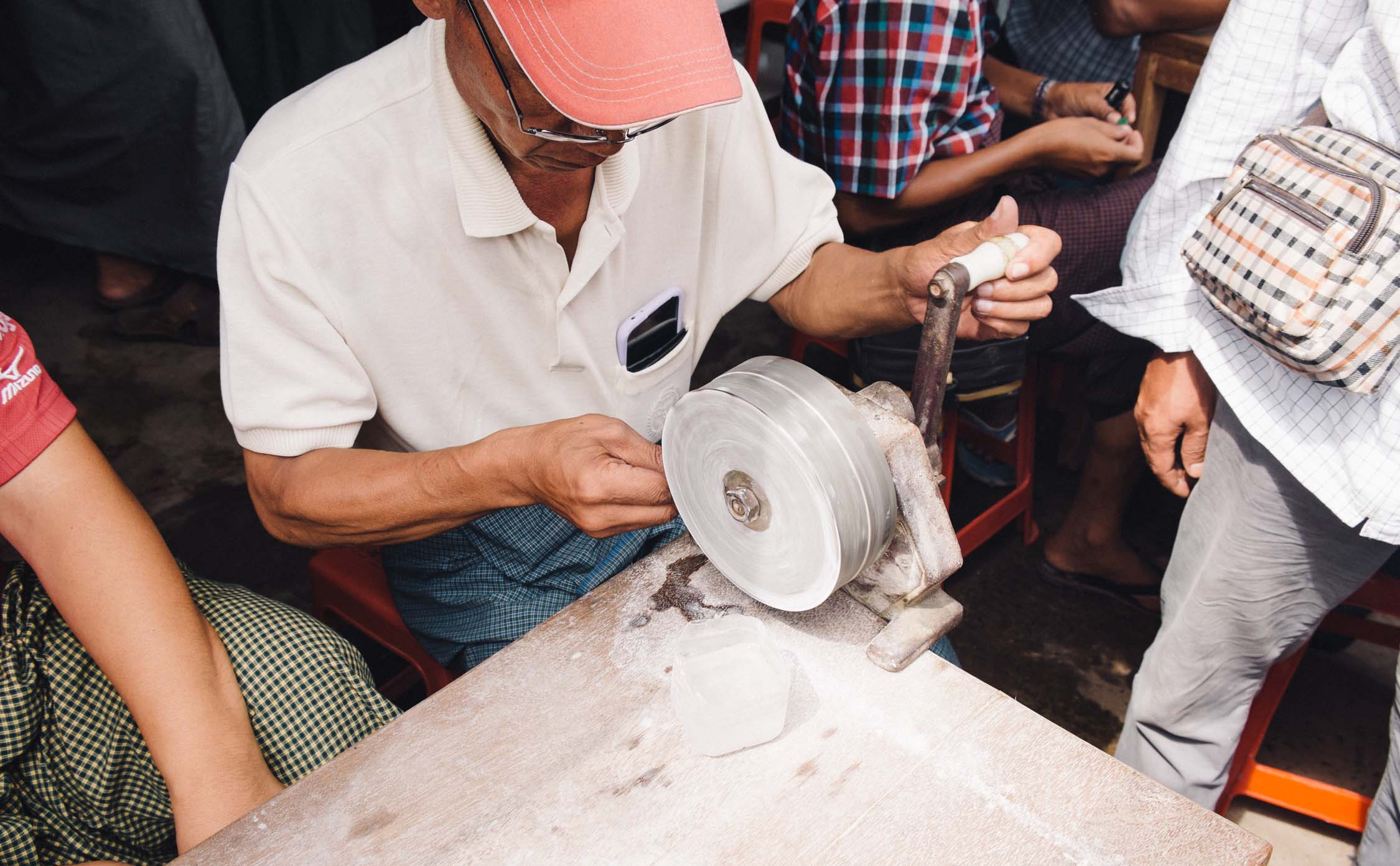 Hand grinders are preferred over mechanical grinders because it ensure greater control when grinding and forming.