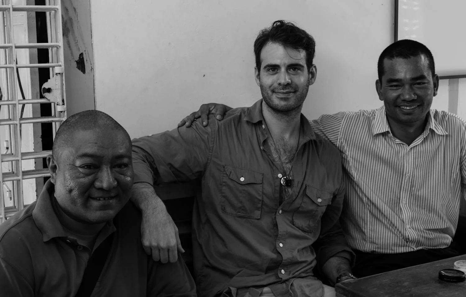 With some of my jade market friends.