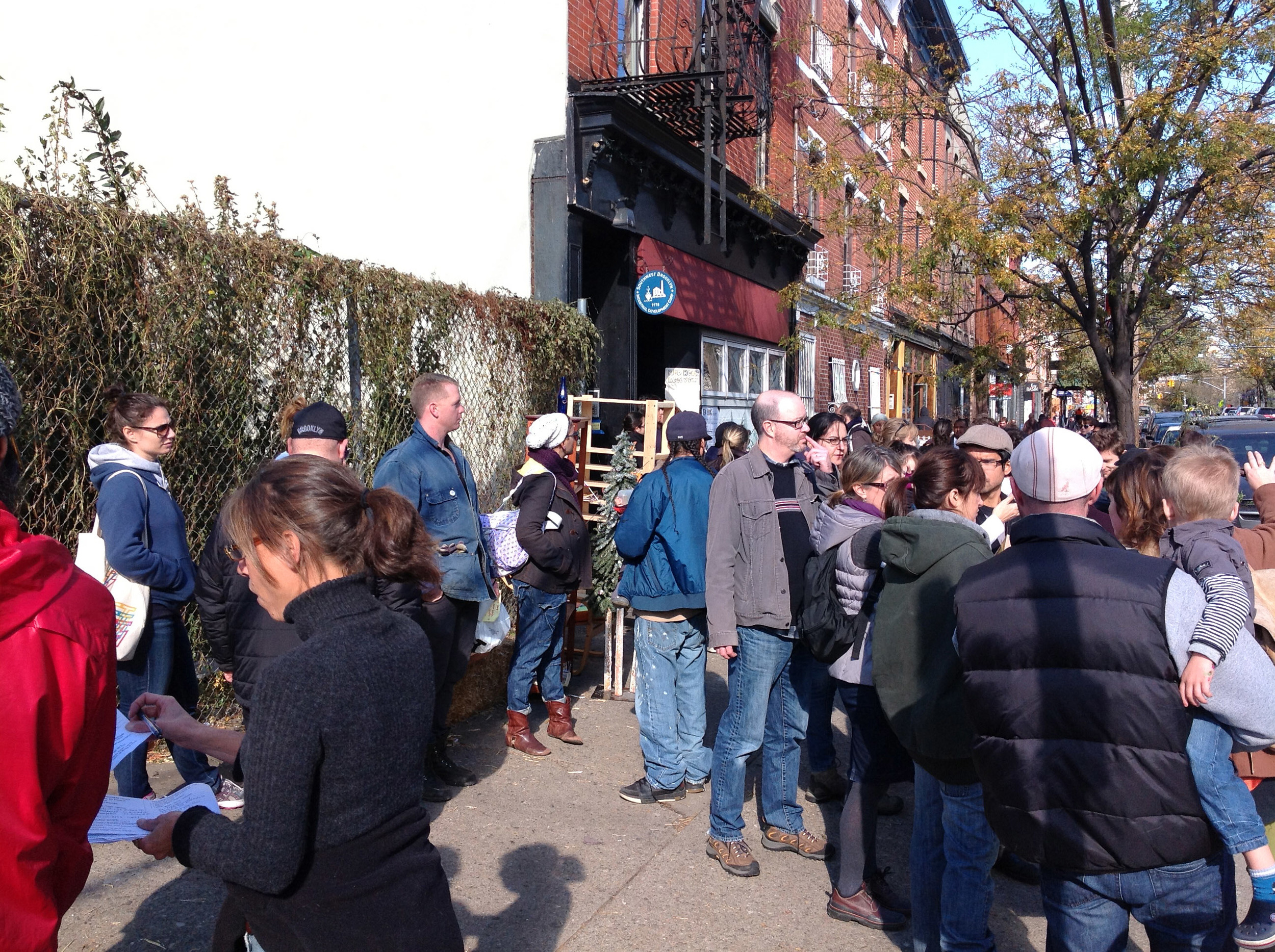 Thousands of volunteers flooded into Red Hook, which were dispatched from SBIDC's Van Brunt Street office by Friday the week of the storm (Copy)