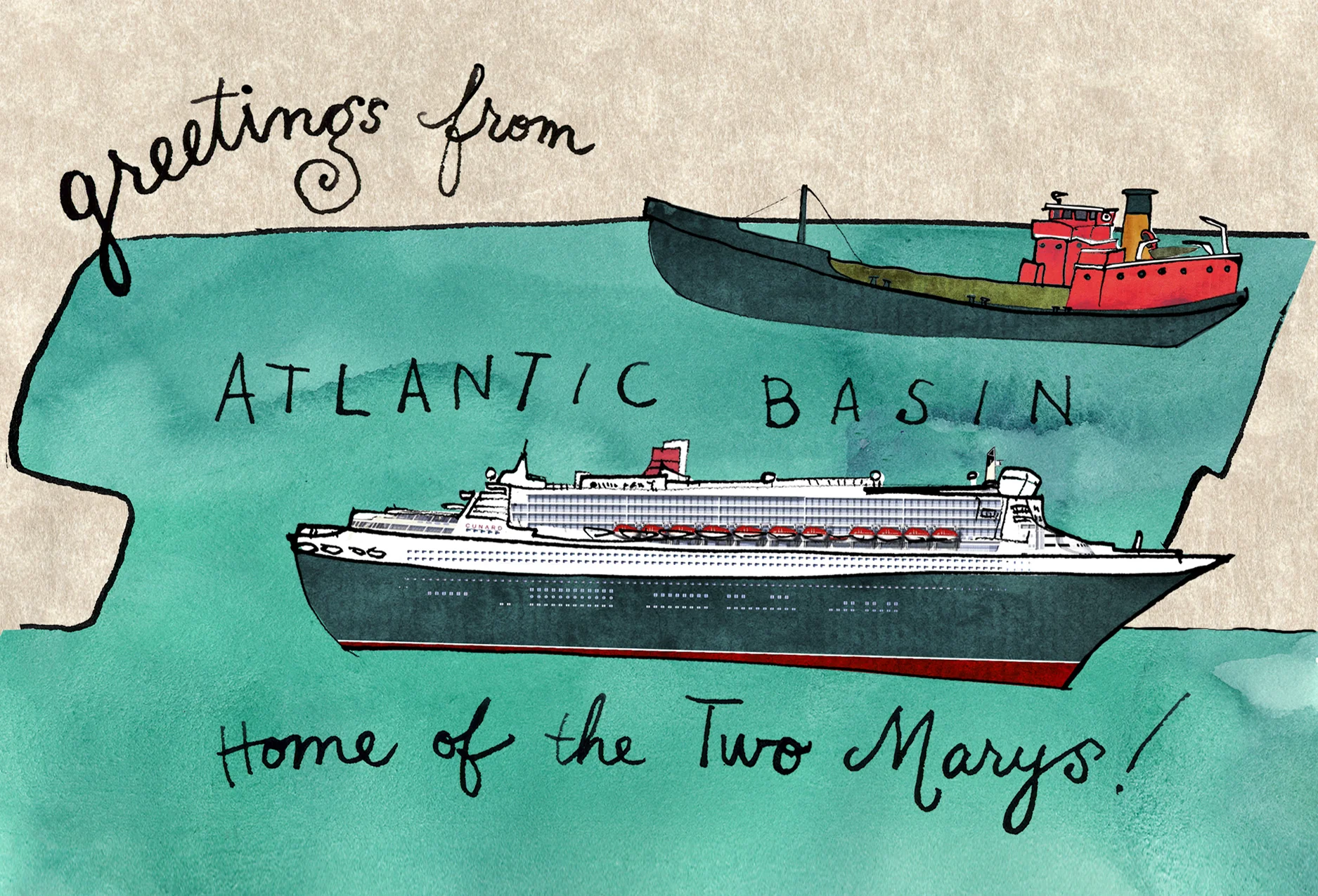 Illustration by christina sun, creator of harbor blog "bowsprite"