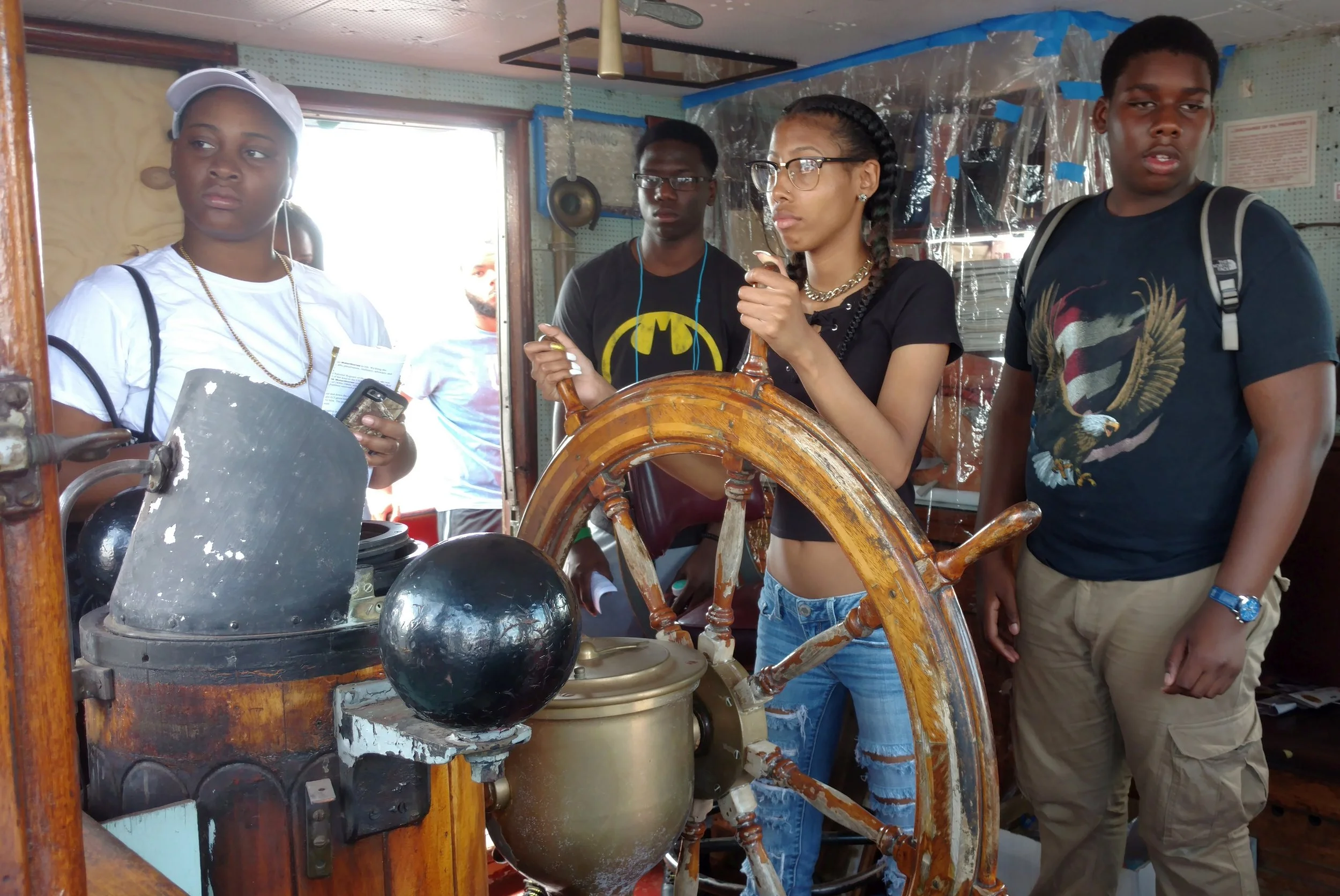 (Touring the wheel house)