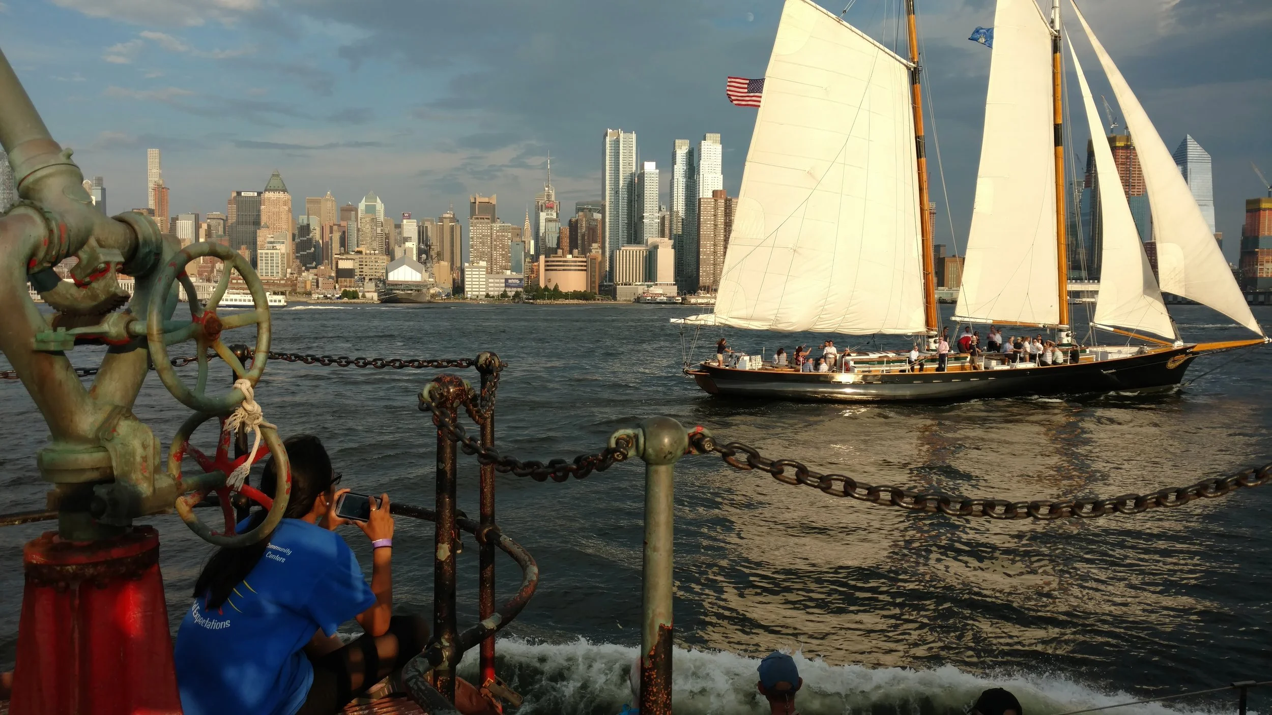 Harbor tour on the retired fireboat JOHN J. HARVEY
