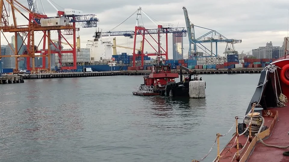 in one day, lehigh maritime made the bow pudding on the louis c this summer.