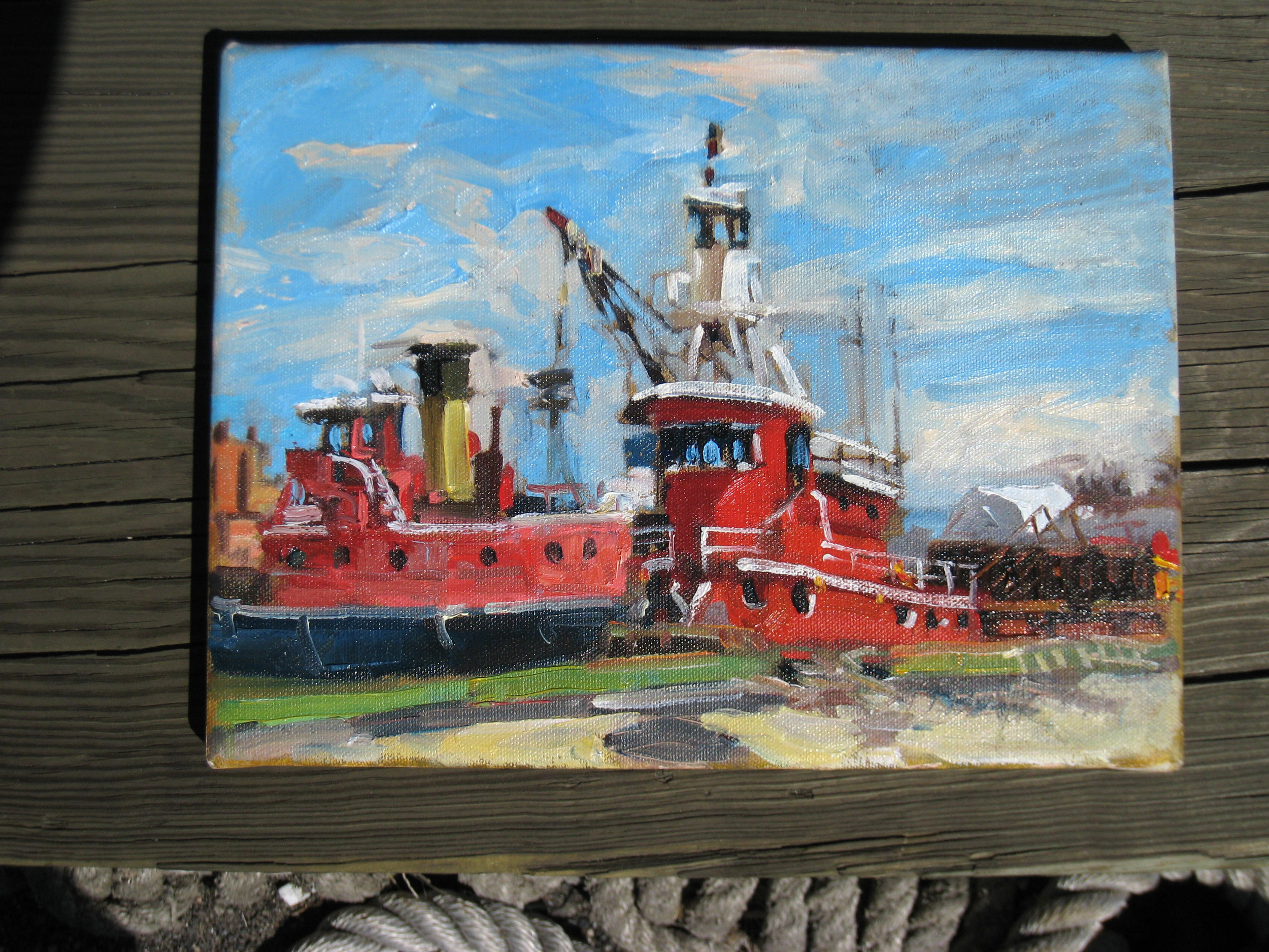 080329-02 Whalen+tug Patrick J Hunt  painting by Dennis Doyle .jpg