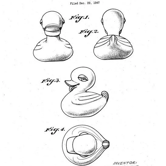 It floats, it&rsquo;s fun, so today we celebrate #NationalRubberDuckyDay.  Artist Peter Ganine got a design patent for a duck in 1949.  Ernie, of Sesame Street fame, showered praises on his duckie while taking a bath and made the bird famous. 
#marit