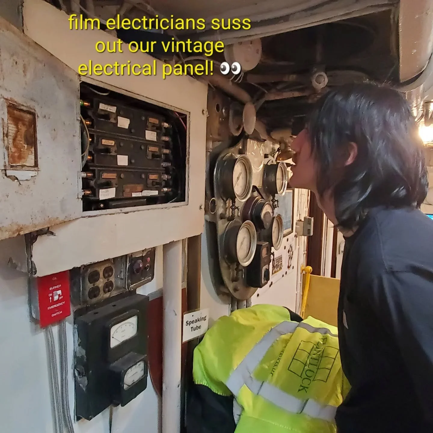 PortSide is involved in all sorts of educational endeavors. This weekend, we are a location for a graduate student film.  Director Jackie Kosmacki with a crew of 14 students shot a film here today, and they&rsquo;ll be back tomorrow. She is getting a