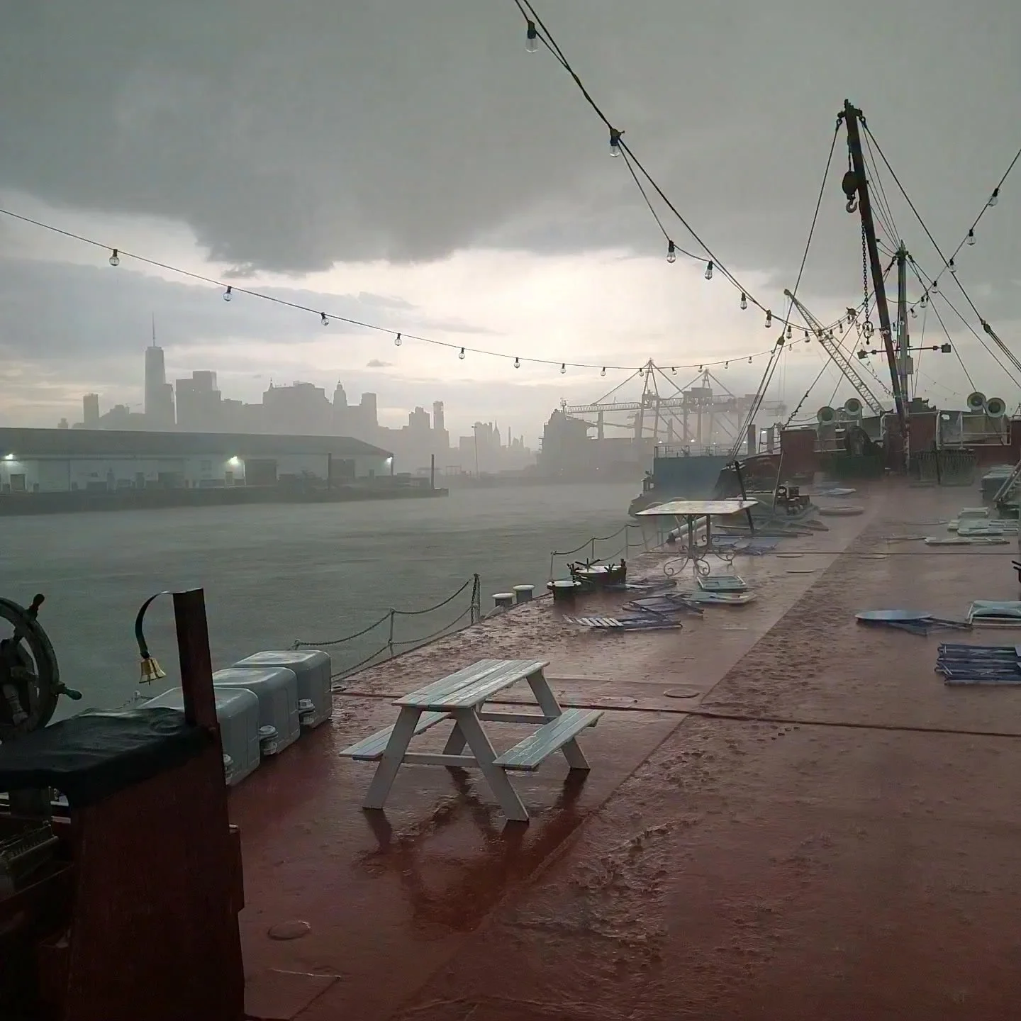 Hope you all stayed safe, dry, and did not flood with that storm that just passed through here. 

Big water surged out of the CSO near the Mary Whalen. How did local streets and cellars do? 

According to our weather station, we just got .62 inches o