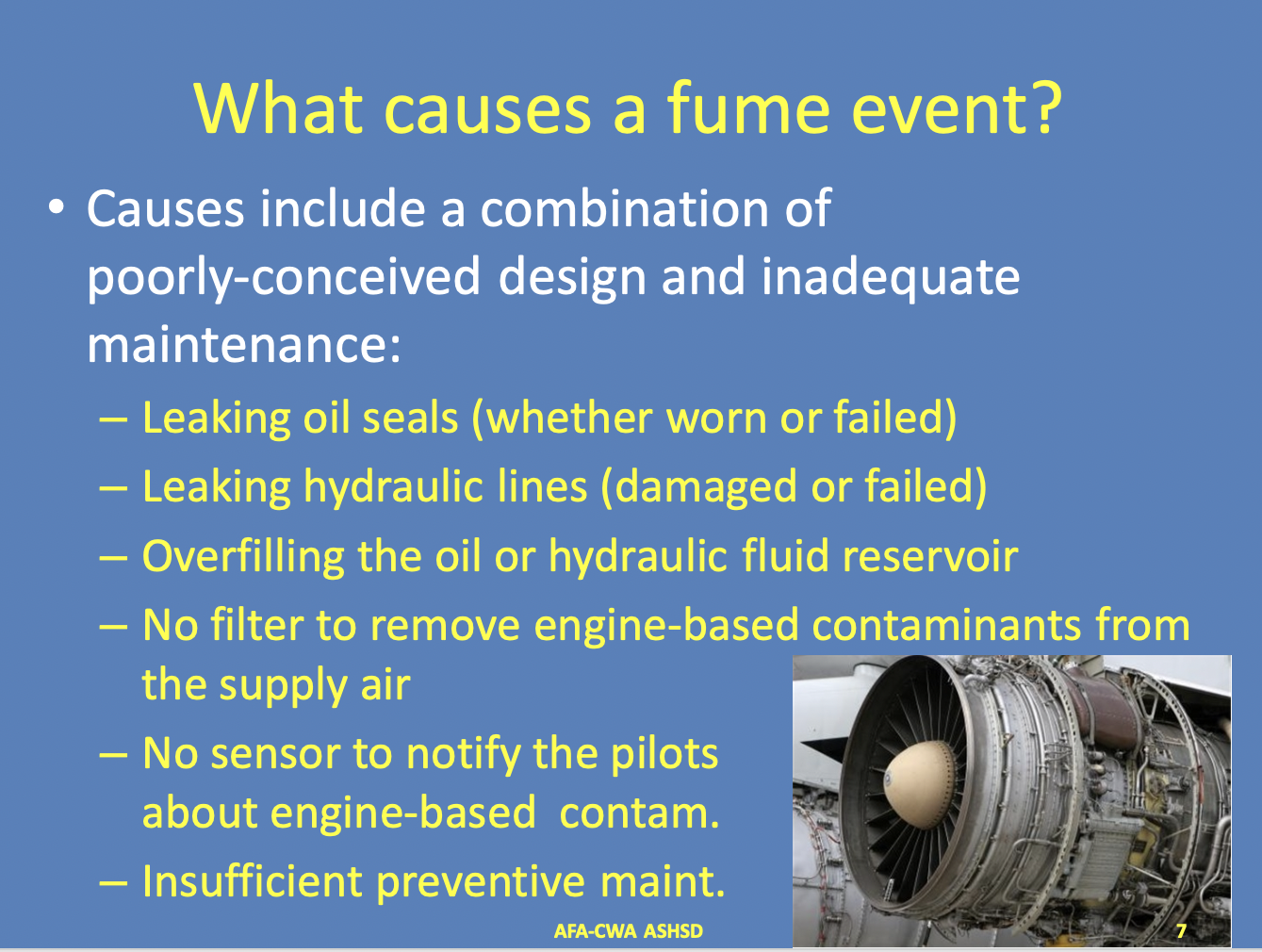 Smoke & Fumes — AFACWA ENVOY AIR