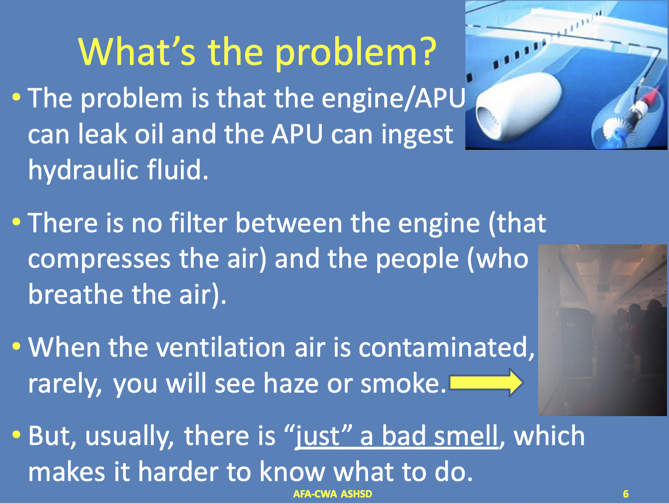 Smoke & Fumes — AFACWA ENVOY AIR