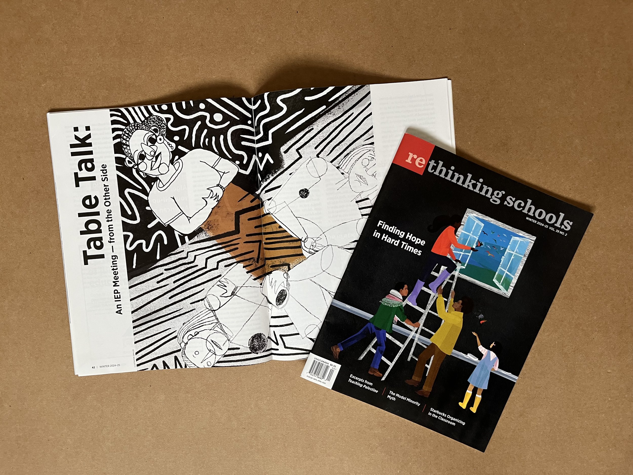  Rethinking Schools » cover artist Erin Robinson, interior Ebin Lee 