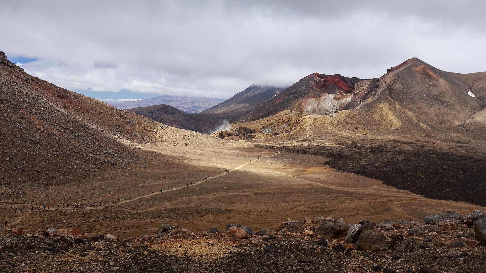 Red crater + Central Crater