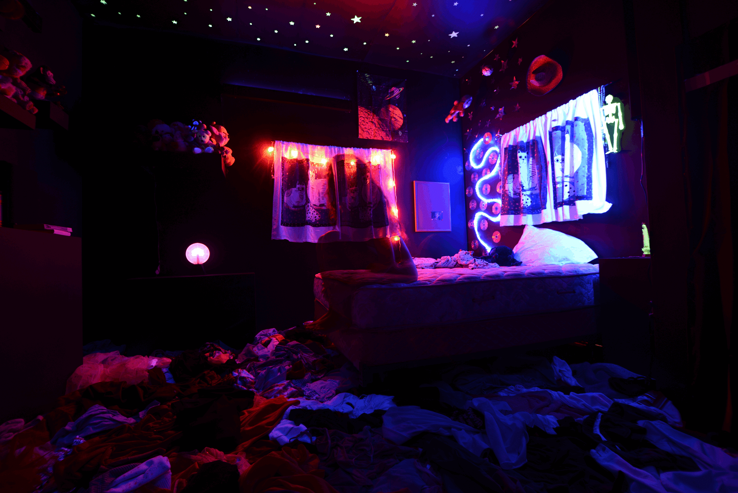 installation view; participating as a "spirit"