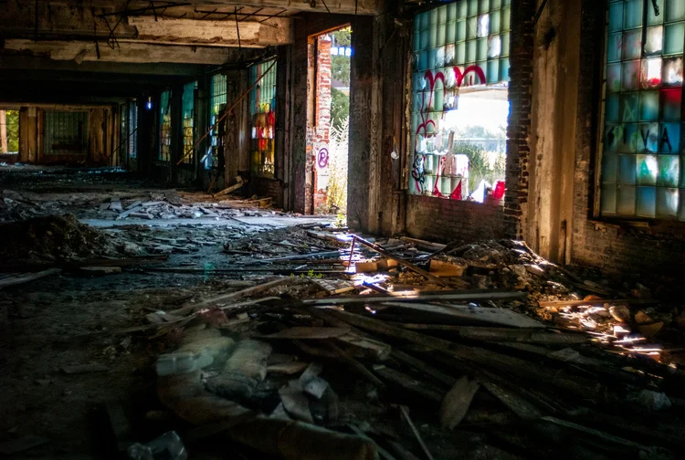 Production Still: The Old Packard Factory, Detroit Photograph by Jessica Dela Merced